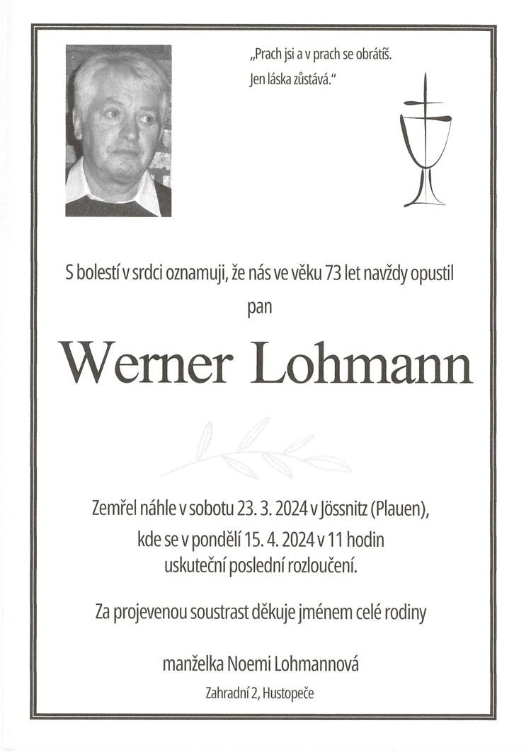 Lohmann Werner+23.3.2024