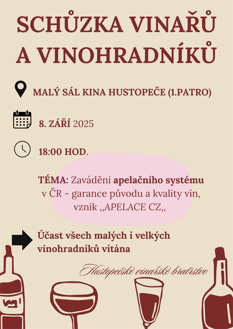 schůzka vinařů a vinohradníků