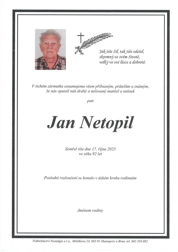 Netopil Jan +17.10.2025