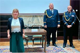 Hasiči děkovali za věrnost i spolupráci. Mezi oceněnými byla i starostka Hustopečí