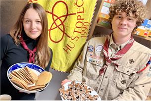 Skauti zakončili rok dobročinnou kavárnou