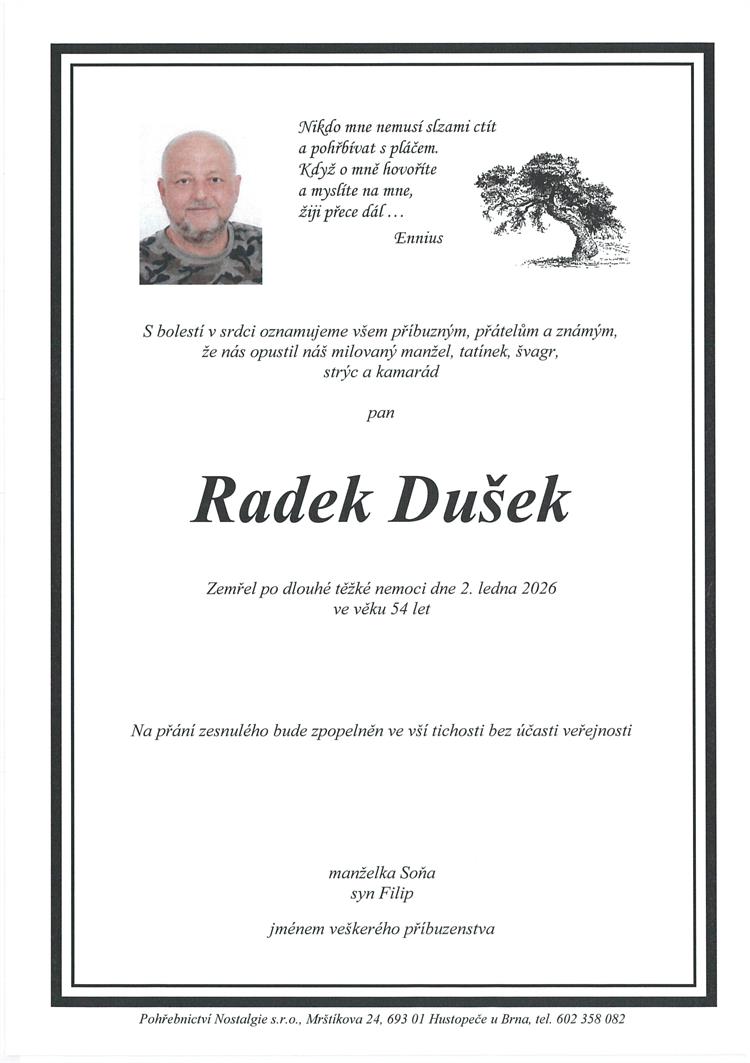 Dušek Radek  +2.1.2026