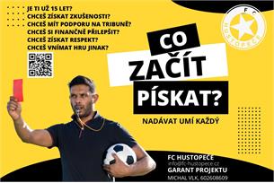 Pískej v bezpečí. FC Hustopeče otevírá dveře novým fotbalovým rozhodčím