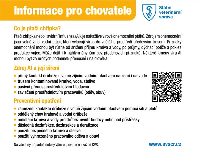 Informace pro chovatele
