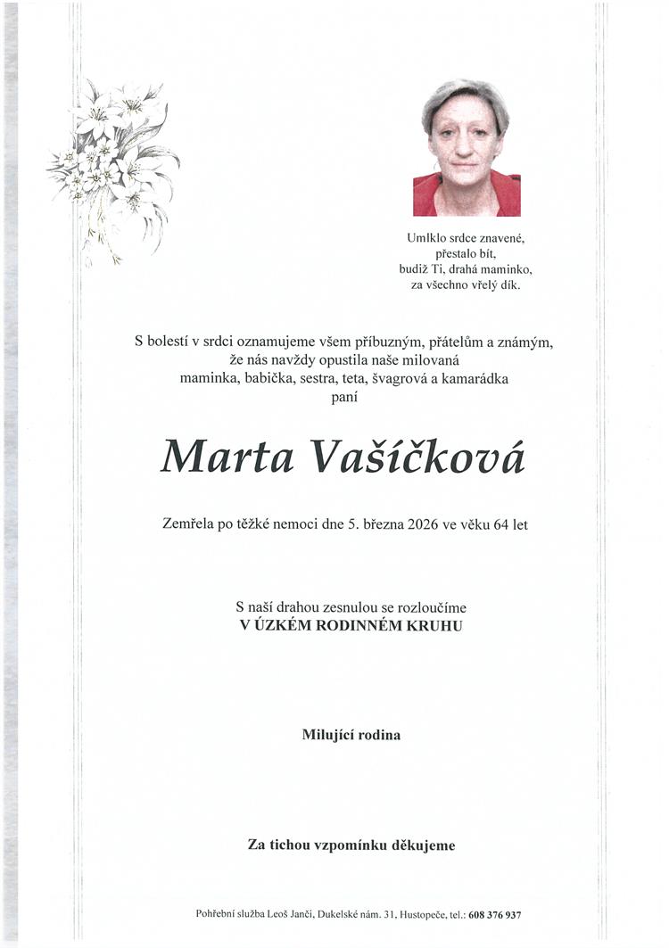 Vašíčková Marta