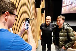 Jiří Kolbaba nadchl Hustopeče vyprávěním o Islandu