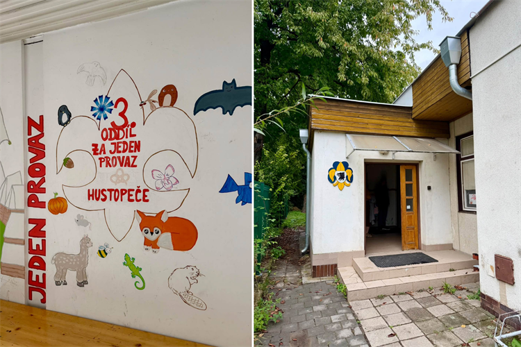 Klubovna skautů v Pitnrerově ulici