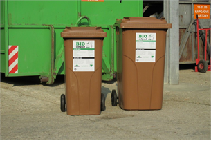 Popelnice na bioodpad jsou k dostání na sběrném dvoře