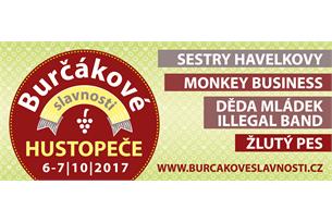 23. Burčákové slavnosti roztančí Monkey Business a Sestry Havelkovy