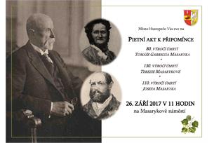 Pietní akt k výročí Masarykovy rodiny se koná zítra
