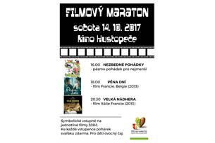 Filmový maraton pro děti i dospělé už tuto sobotu