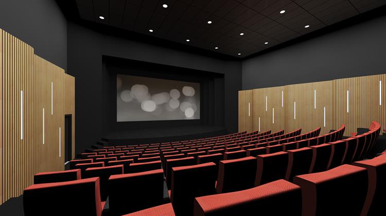 Dominantou centra bude divadelní sál