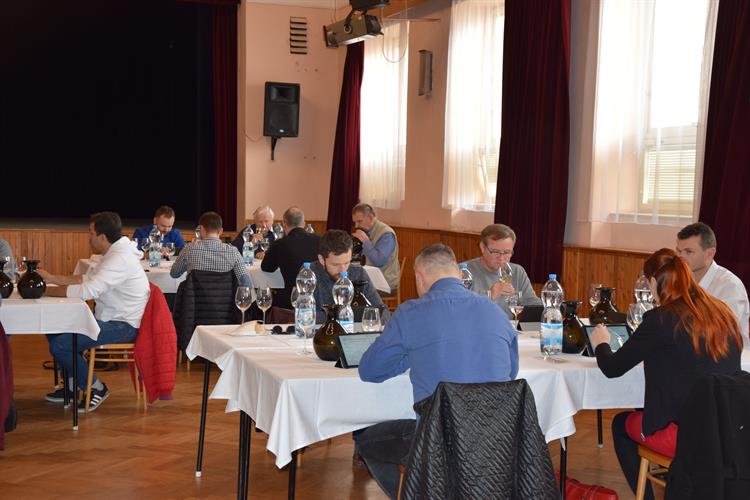 Pětadvacítka odborných degustátorů se k hodnocení vín sešla 20. března