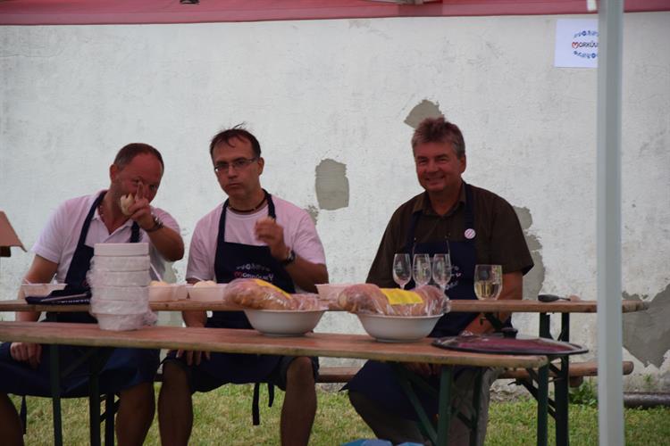 A Morkůvští i hosté se dobře bavili.