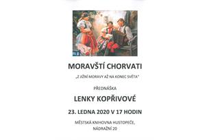 O moravských Chorvatech se dozvíte na čtvrteční přednášce v knihovně