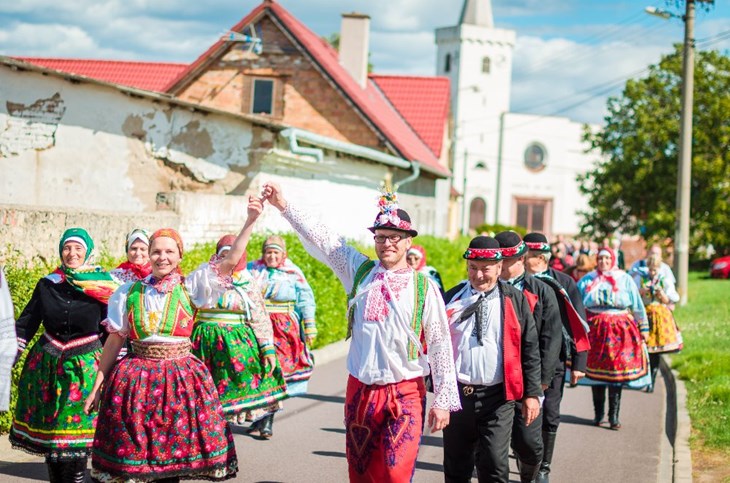 V Jevišovce pořádají každý rok Kiritof - tradiční chorvatské hody,