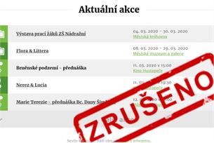 AKTUALIZUJEME: Kterých akcí a zařízení v Hustopečích se týká nařízení vlády