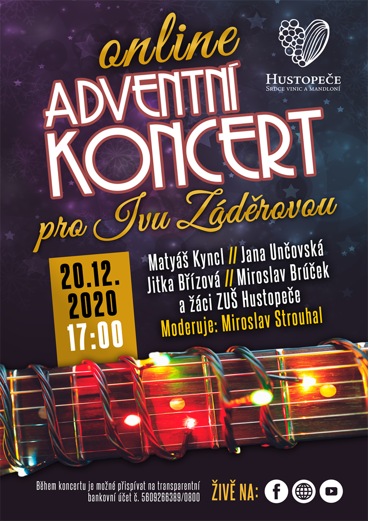 Plakát adventní koncert
