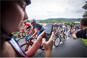 Hustopečemi projel mezinárodní cyklistický závod Visegrad 4 Bicycle Race - Czech