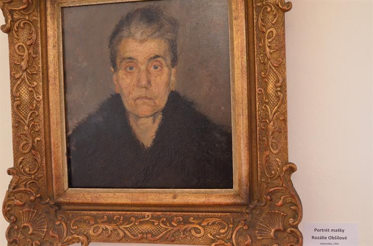 Portrét matky Jana Obšila. 