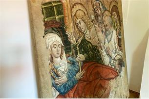 Hustopečská freska „Smrt Panny Marie“ se vrátila domů