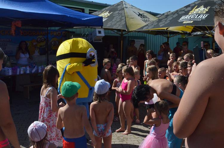 Sezónu na koupališti ukončila velká letní dětská párty. 