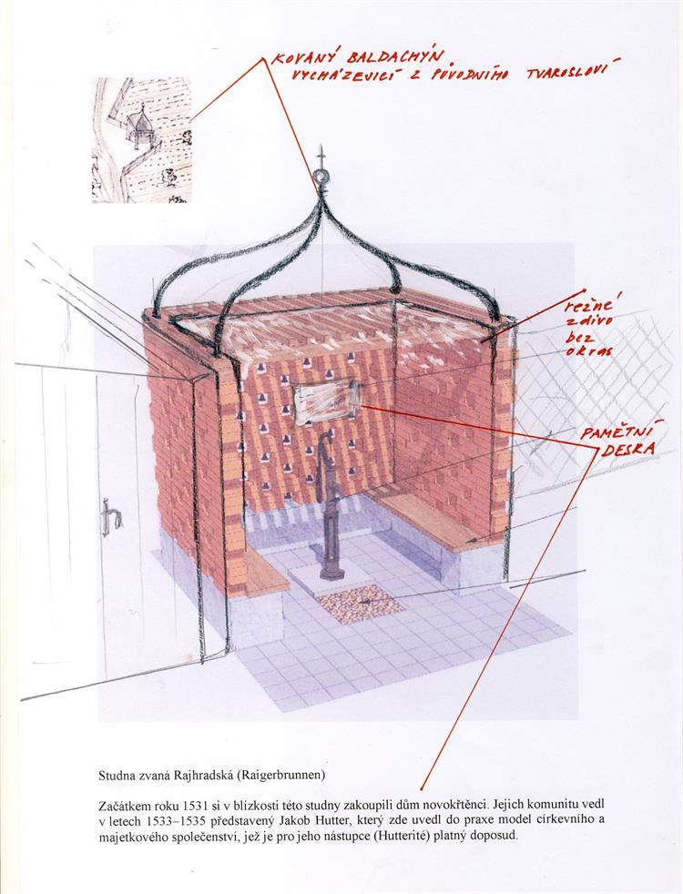 Návrh Rajhradské studny