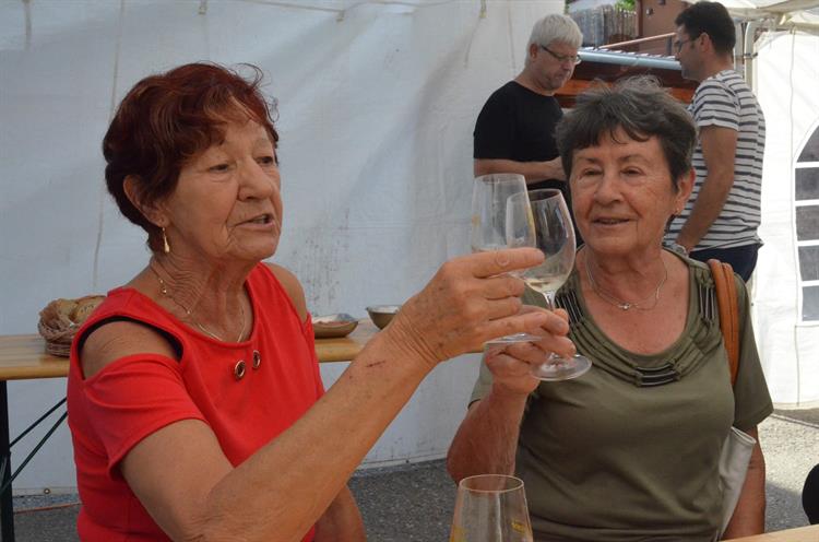 Ve Vinařské uličce se koštovalo. Díky vinařům z vinařského spolku Krajcperk a přátelé. Foto: Jana Hrádková. 