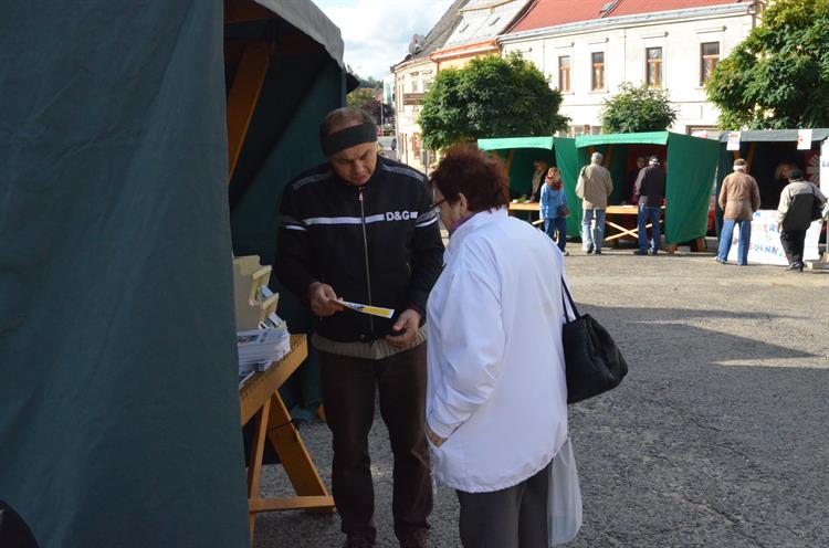 Na Dukelském náměstí se konal Den sociálních služeb. Foto: Jana Rozková. 