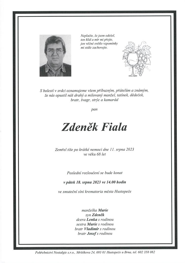 Fiala Zdeněk  +11.8.2023